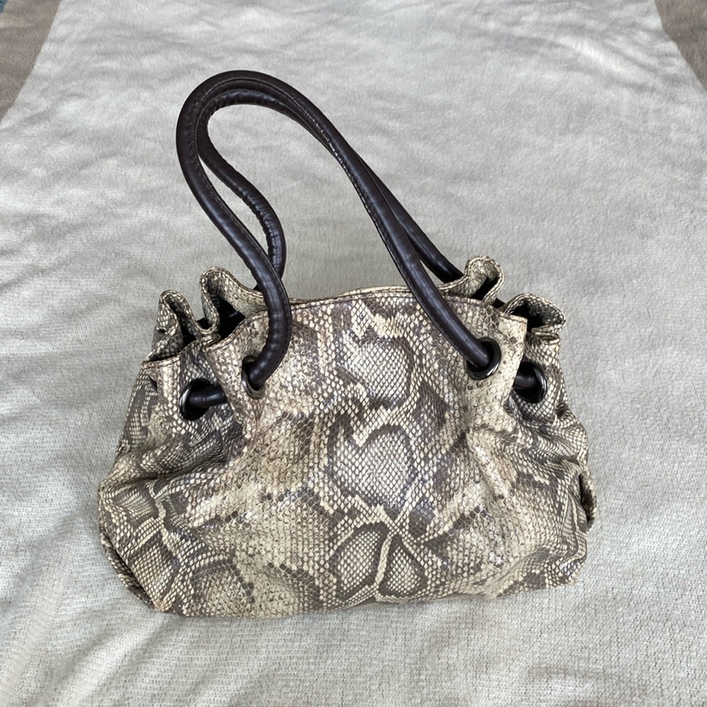 Furla snake skin purse